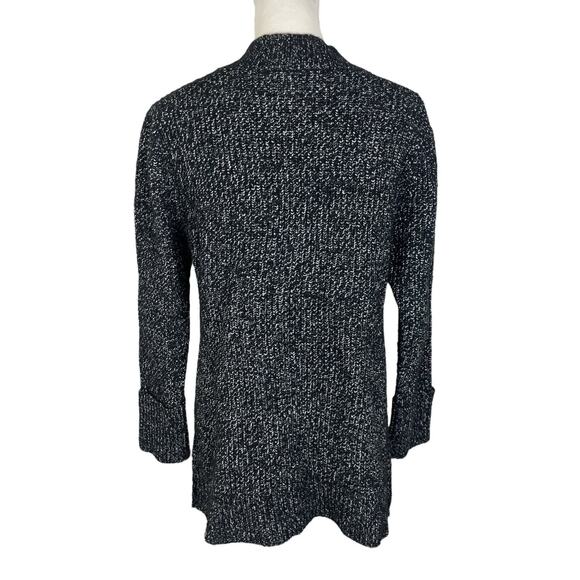 Athleta Shasta V-Neck Marled Wool Blend Pullover Sweater Side Slit Size XS - Picture 5 of 8